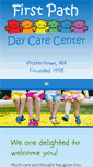 Mobile Screenshot of firstpathdaycare.com